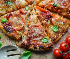 Vegane Pizza Margherita