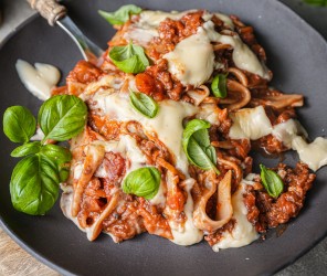 Vegane Lazy Lasagne mit Béchamelsauce