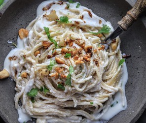 Cremige Macadama-Limetten Pasta