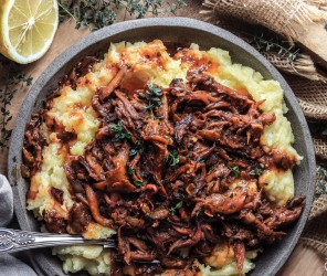 Grundrezept für veganes Pulled Pork