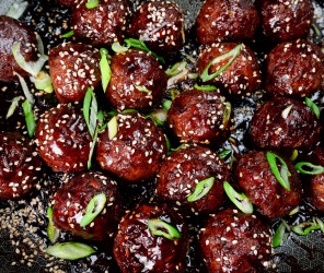 Vegane Mongolische Fleischbällchen