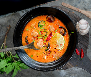 Vegane Tom Kha Gai Suppe