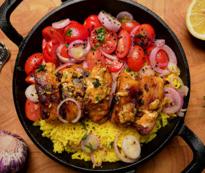 Veganes Curry-Chicken